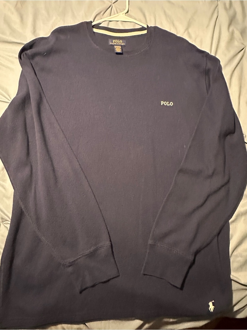 Polo by Ralph Lauren Navy Crewneck Long Sleeve - Men's